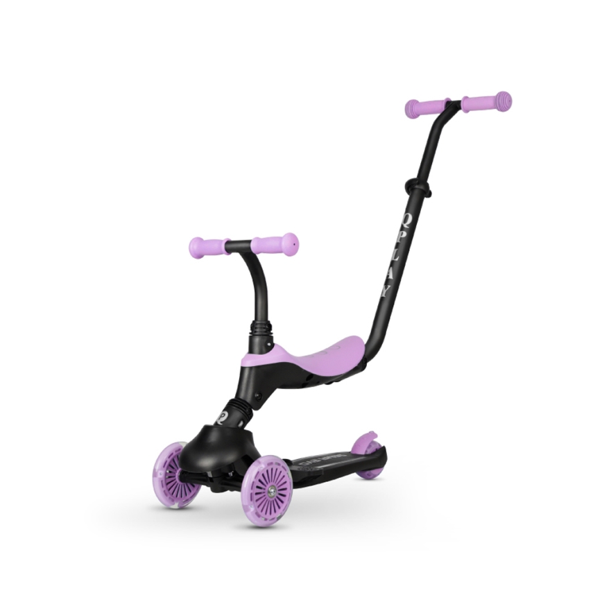 QPlay - Dziecięcy skuter 5w1 SEMA fioletowy