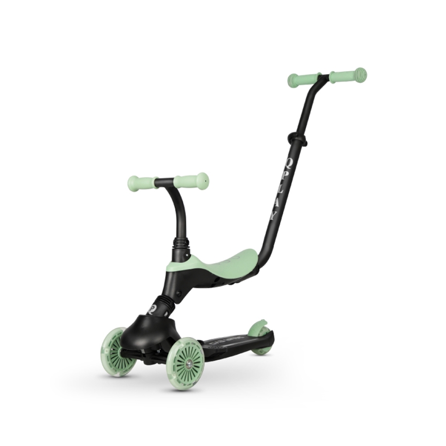 QPlay - Dziecięcy skuter 5w1 SEMA zielony