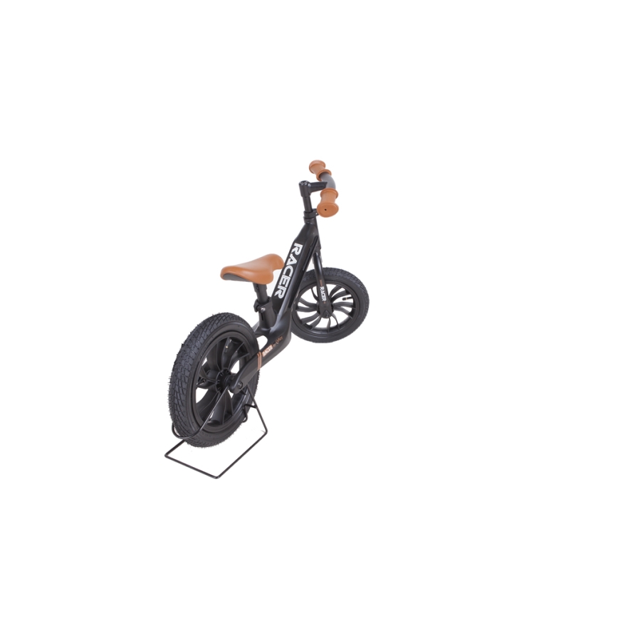 QPlay - Jeździk RACER AIR czarny/brązowy