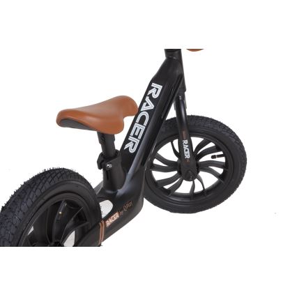 QPlay - Jeździk RACER AIR czarny/brązowy