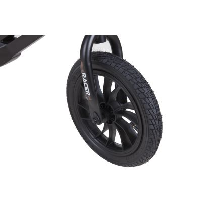 QPlay - Jeździk RACER AIR czarny/brązowy