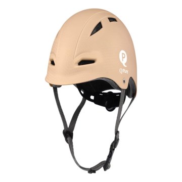 QPlay - Kask dziecięcy MANBO rozm. S beżowy
