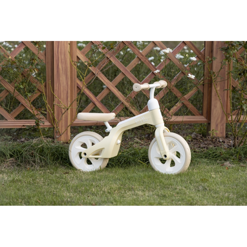 QPlay - Rowerek biegowy TECH beżowy