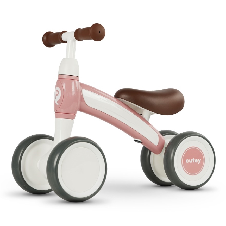 QPlay - Rowerek do pchania CUTEY-5  różowy