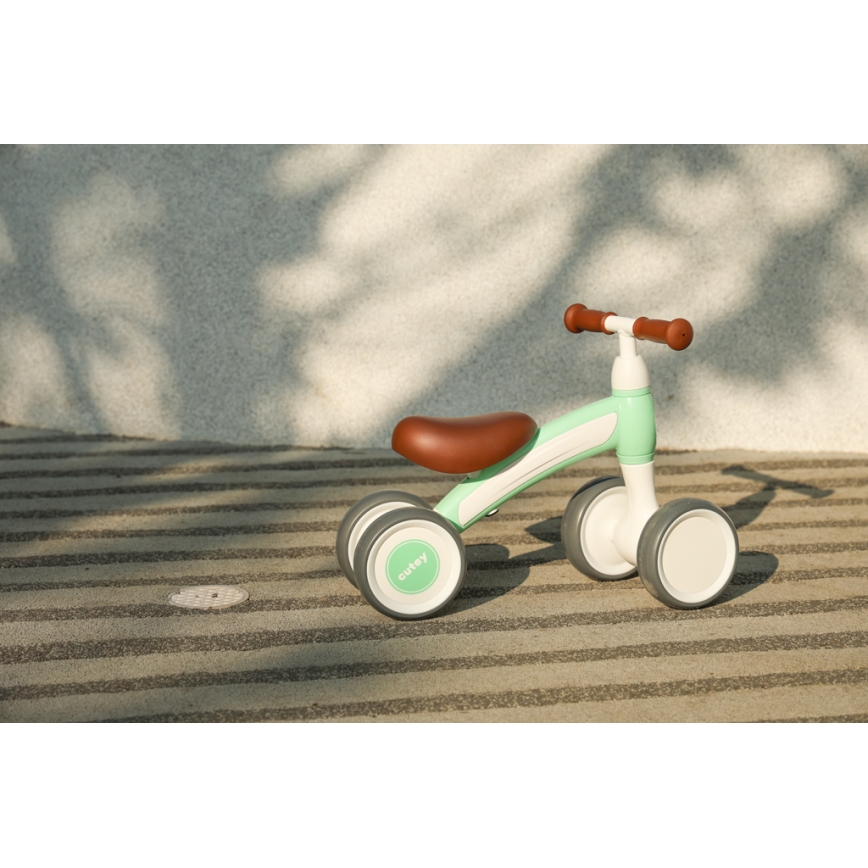 QPlay - Rowerek do pchania CUTEY-5 zielony