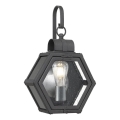 Quintiesse - Kinkiet zewnętrzny HEATH S 1xE27/60W/230V IP44 czarny