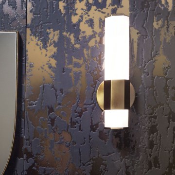 Quintiesse - LED kinkiet łazienkowy FACET LED/12W/230V IP44 złoty