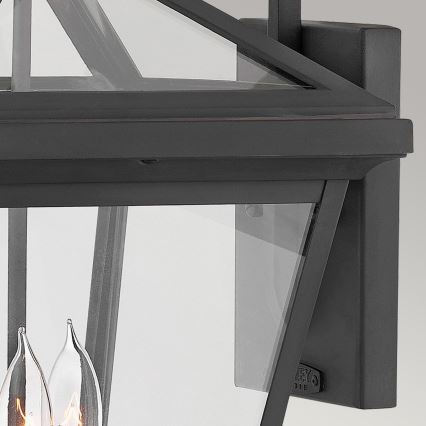 Quintiesse - Zewnętrzny kinkiet ALFORD L 3xE14/40W/230V IP44 czarny