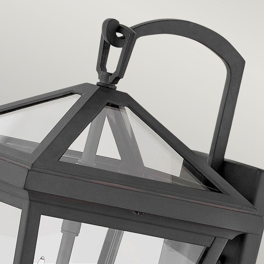 Quintiesse - Zewnętrzna lampa ścienna ALFORD S 2xE14/40W/230V IP44 czarna