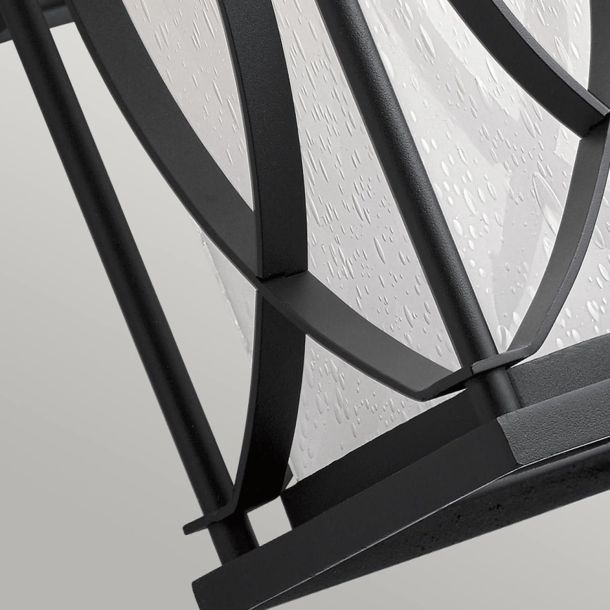 Quintiesse - Zewnętrzny kinkiet ASHBERN M 1xE27/60W/230V IP44 czarny