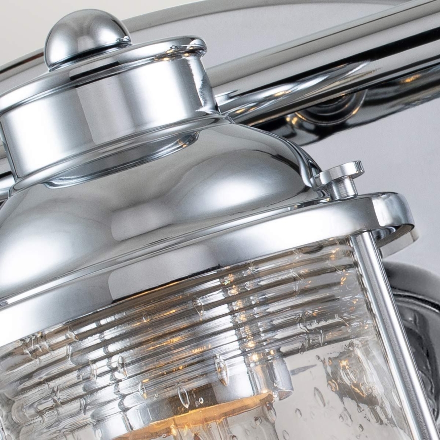 Quintiesse - Kinkiet zewnętrzny ASHLAND BAY 3xE27/60W/230V IP44 chrom błyszczący