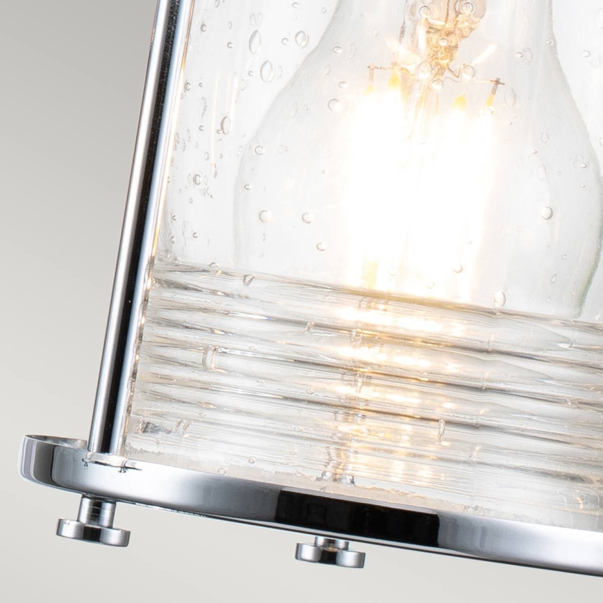 Quintiesse - Kinkiet zewnętrzny ASHLAND BAY 3xE27/60W/230V IP44 chrom błyszczący