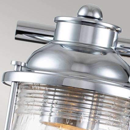 Quintiesse - Kinkiet zewnętrzny ASHLAND BAY 3xE27/60W/230V IP44 chrom błyszczący