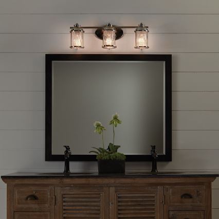 Quintiesse - Kinkiet zewnętrzny ASHLAND BAY 3xE27/60W/230V IP44 chrom błyszczący