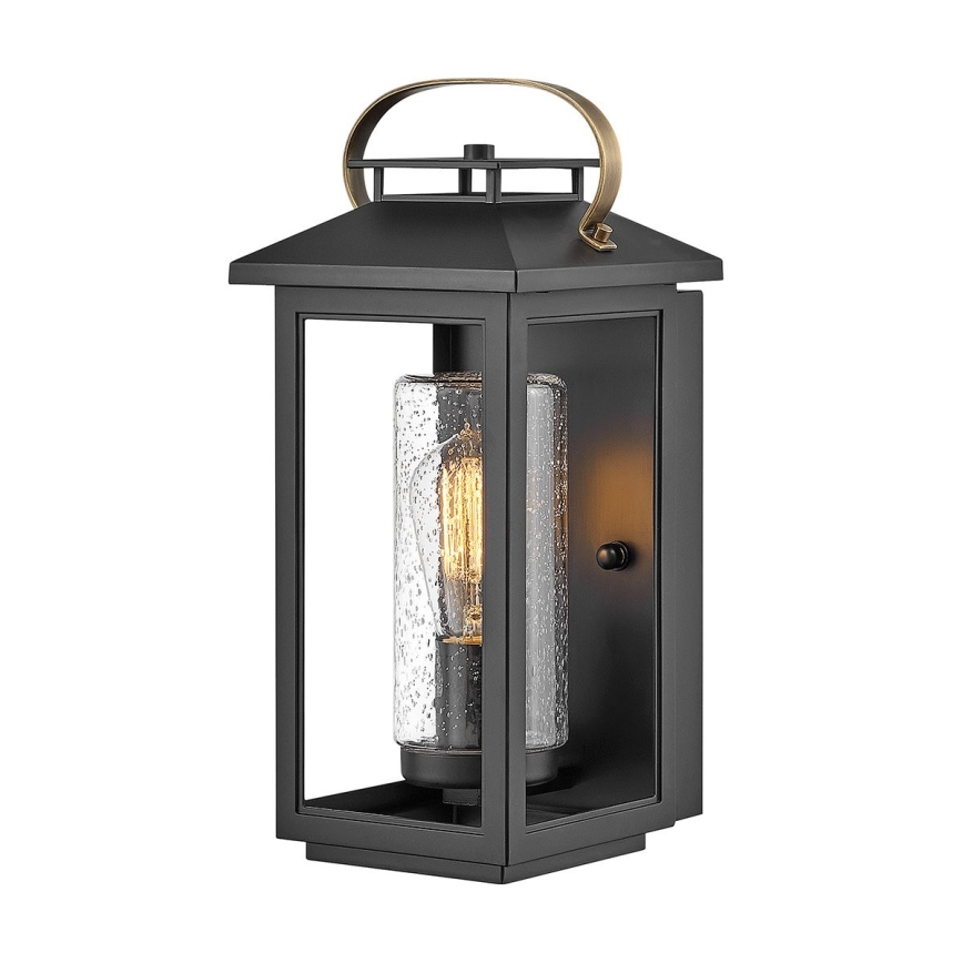 Quintiesse - Zewnętrzna lampa ścienna ATWATER S 1xE27/60W/230V IP44 czarna