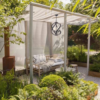 Quintiesse - Zewnętrzny żyrandol na łańcuchu BLACKSMITH 3xE14/40W/230V Ø 40,7 cm IP44 czarny