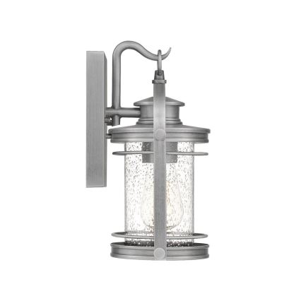 Quintiesse - Zewnętrzna lampa ścienna BOOKER S 1xE27/60W/230V IP44 matowy chrom