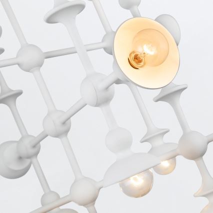 Quintiesse - Żyrandol na pręcie CADENCE 18xE14/40W/230V biały