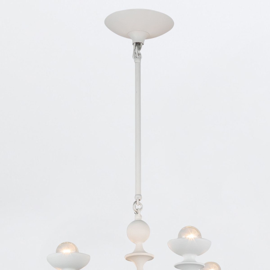 Quintiesse - Żyrandol na pręcie CADENCE 18xE14/40W/230V biały