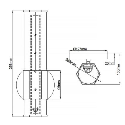 Quintiesse - LED kinkiet łazienkowy FACET LED/12W/230V IP44 złoty