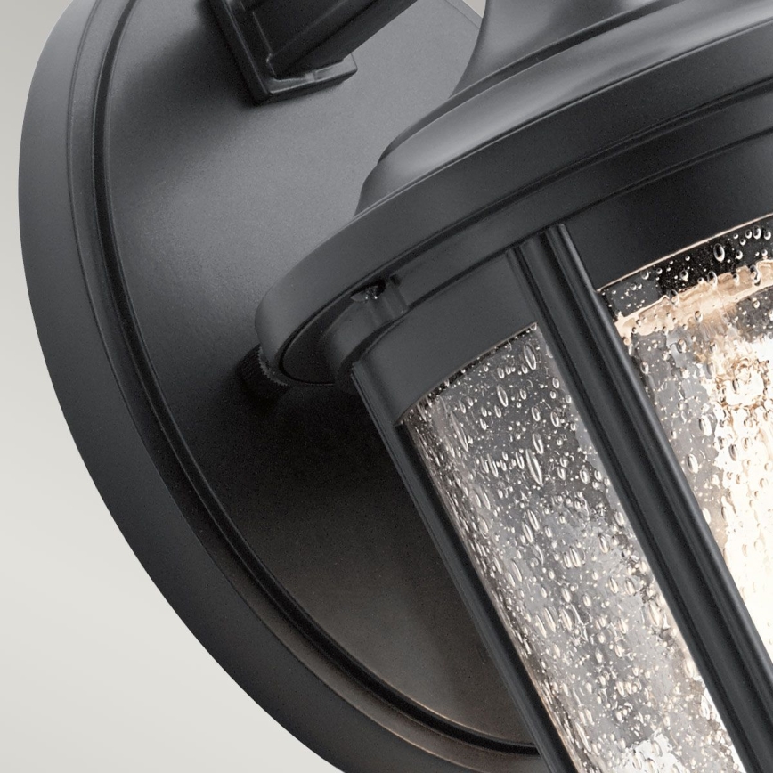 Quintiesse - Kinkiet zewnętrzny FAIRFIELD M 1xE27/60W/230V IP44 czarny