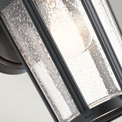 Quintiesse - Kinkiet zewnętrzny FAIRFIELD M 1xE27/60W/230V IP44 czarny