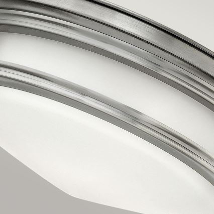 Quintiesse - Zewnętrzna lampa sufitowa HADRIAN 2xE27/40W/230V śr. 30,5 cm IP44 matowy chrom