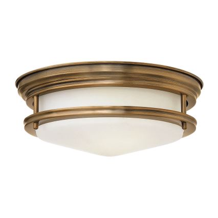 Quintiesse - Zewnętrzna lampa sufitowa HADRIAN 2xE27/40W/230V, śr. 30,5 cm, IP44, brązowa