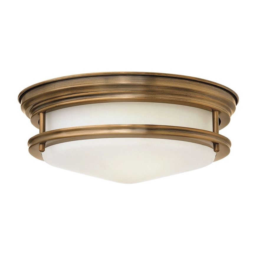 Quintiesse - Zewnętrzna lampa sufitowa HADRIAN 2xE27/40W/230V, śr. 30,5 cm, IP44, brązowa