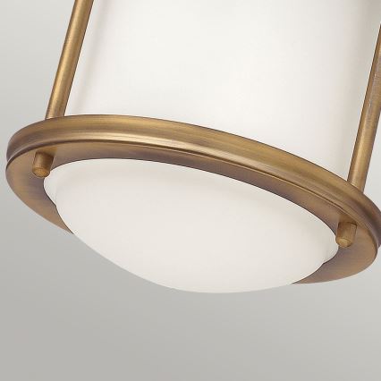 Quintiesse - Zewnętrzna oprawa sufitowa HADRIAN 1xE27/60W/230V, śr. 16,8 cm, IP44, złota