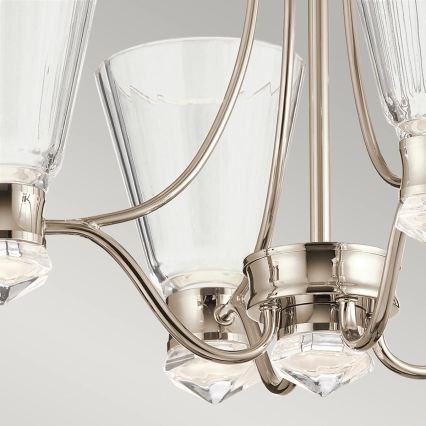 Quintiesse - LED lampa łazienkowa na pręcie KAYVA LED/24W/230V IP44 błyszczący chrom