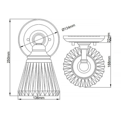 Quintiesse - Lampa ścienna łazienkowa LED KEYNES 1xG9/3W/230V IP44 błyszczący chrom