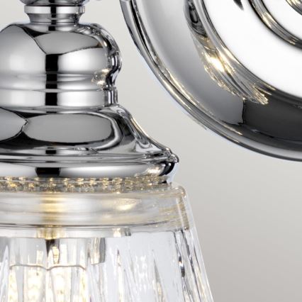 Quintiesse - LED kinkiet łazienkowy KEYNES 2xG9/3W/230V IP44 błyszczący chrom