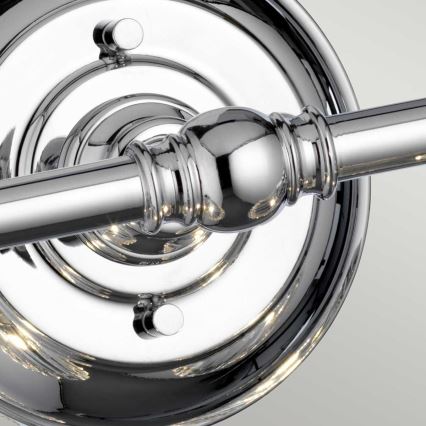 Quintiesse - LED kinkiet łazienkowy KEYNES 2xG9/3W/230V IP44 błyszczący chrom