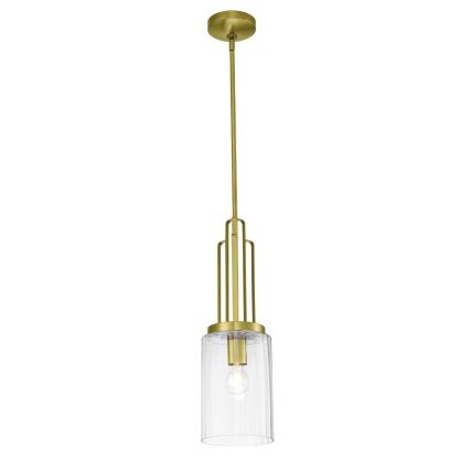 Quintiesse - Żyrandol na pręcie KIMROSE 1xE27/60W/230V śr. 17,8 cm złoty