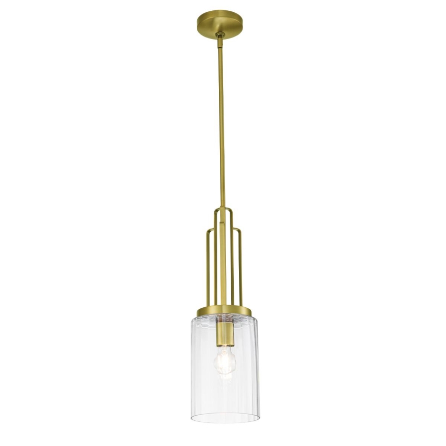 Quintiesse - Żyrandol na pręcie KIMROSE 1xE27/60W/230V śr. 17,8 cm złoty