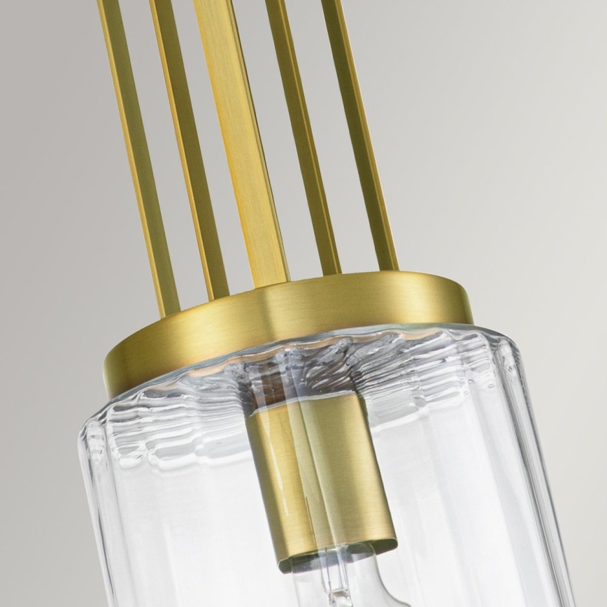 Quintiesse - Żyrandol na pręcie KIMROSE 1xE27/60W/230V śr. 17,8 cm złoty