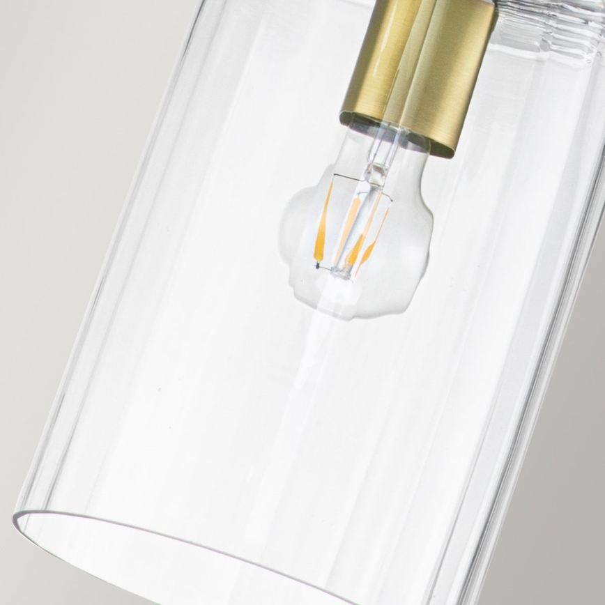 Quintiesse - Żyrandol na pręcie KIMROSE 1xE27/60W/230V śr. 17,8 cm złoty