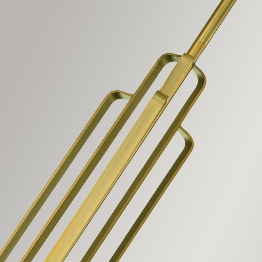 Quintiesse - Żyrandol na pręcie KIMROSE 1xE27/60W/230V śr. 17,8 cm złoty
