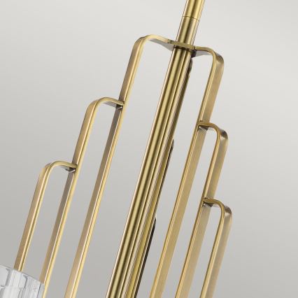 Quintiesse - Žyrandol na pręcie KIMROSE 6xE14/40W/230V śr. 68,6 cm złoty