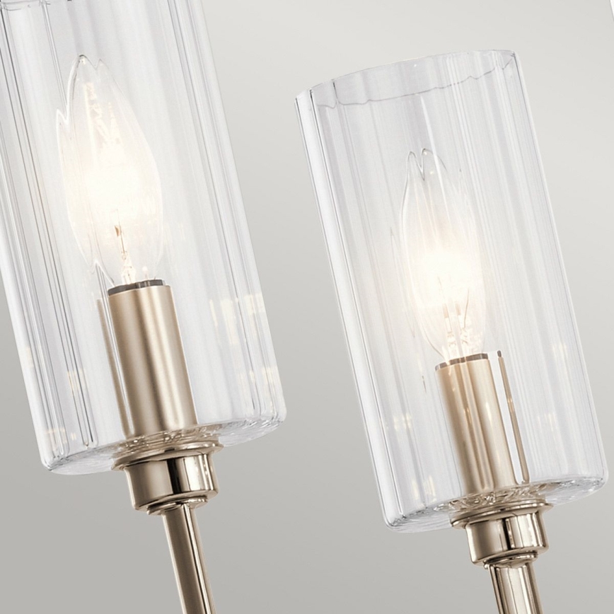 Quintiesse - Żyrandol na pręcie KIMROSE 6xE14/40W/230V śr. 68,6 cm błyszczący chrom