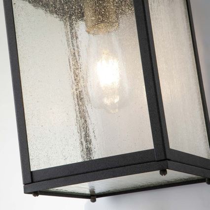 Quintiesse - Kinkiet zewnętrzny LAHDEN M 1xE27/60W/230V IP44 czarny/złoty