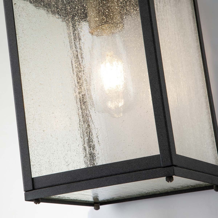 Quintiesse - Kinkiet zewnętrzny LAHDEN M 1xE27/60W/230V IP44 czarny/złoty