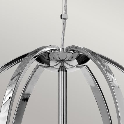 Quintiesse - Lampa LED wisząca na linkach MONDO 3xG9/3W/230V śr. 45,7 cm błyszczący chrom