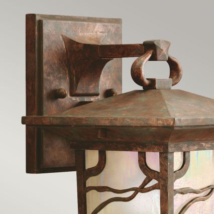 Quintiesse - Kinkiet zewnętrzny MORRIS S 1xE27/60W/230V IP44, brązowy