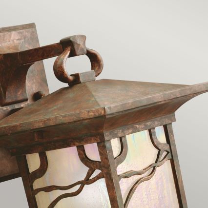 Quintiesse - Kinkiet zewnętrzny MORRIS S 1xE27/60W/230V IP44, brązowy