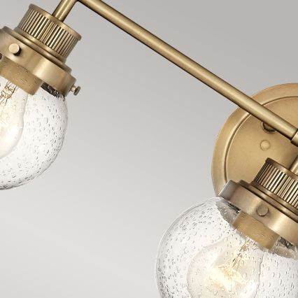 Quintiesse - Kinkiet łazienkowy POPPY 3xE27/60W/230V IP44 złoty