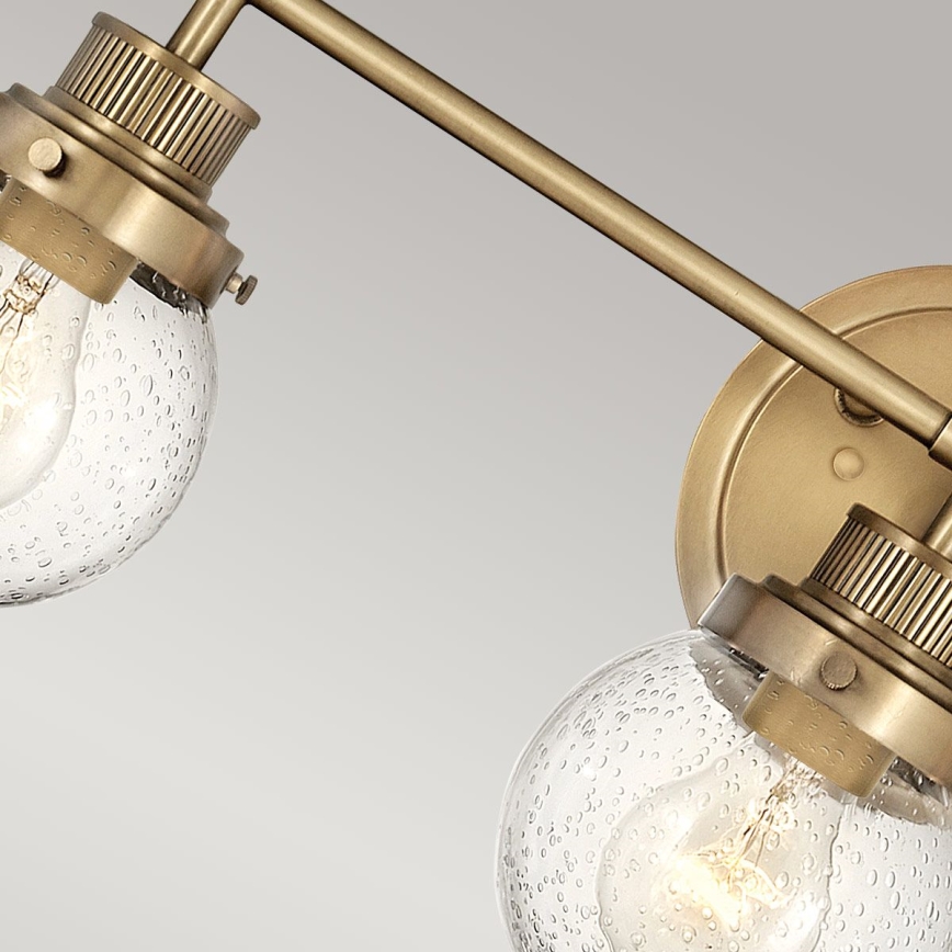 Quintiesse - Kinkiet łazienkowy POPPY 3xE27/60W/230V IP44 złoty