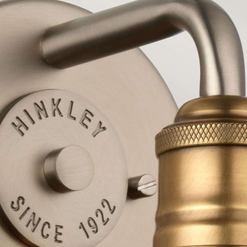 Quintiesse - Kinkiet łazienkowy RIGBY 1xE27/40W/230V IP44 brązowy