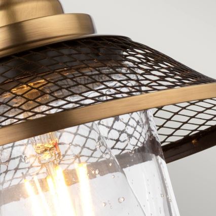 Quintiesse - Kinkiet łazienkowy RIGBY 1xE27/40W/230V IP44 brązowy